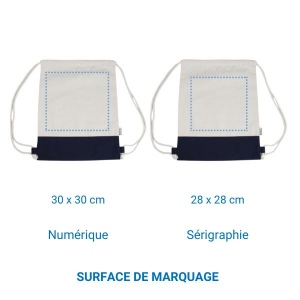 Sac à dos coton EASY Bicolore 230 4