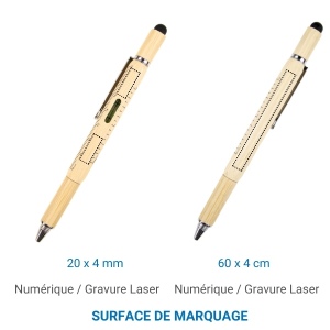 Stylo bille TOOL Bambou 4