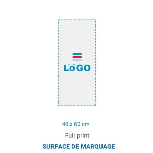 Sticker de sol brillant RECTANGLE blanc 3