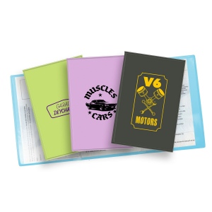 Porte carte grise 3 volets - puht quadri 1 face 2