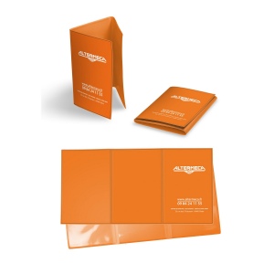 Porte carte grise 3 volets - puht quadri 1 face 3