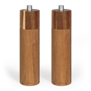 Set de 2 moulins sel et poivre manuels