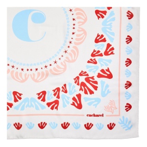 Foulard Vivienne White 2