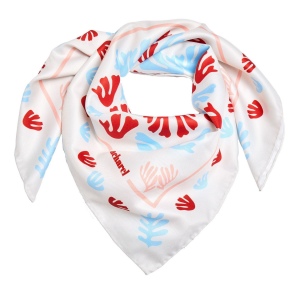 Foulard Vivienne White 3