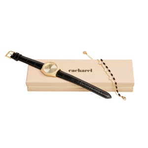 Parure Cacharel Black (montre & bracelet)