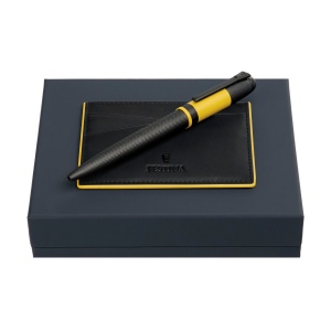 Parure Festina Yellow (stylo bille & porte-cartes)