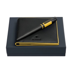 Parure Festina Yellow (stylo bille & portefeuille)