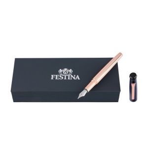 Stylo plume Chronobike Rose Gold Navy 12