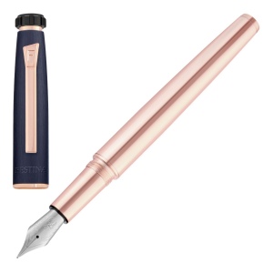 Stylo plume Chronobike Rose Gold Navy