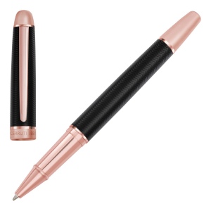 Stylo roller Holborn Black & Rosegold