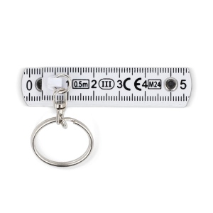 Règle calibrée pliable anneau 0,5m 6