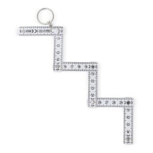 Règle calibrée pliable anneau 0,5m 7