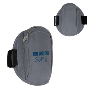 Brassard de sport réfléchissant avec pochette pour objets de valeur