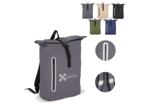 Sac à dos à enroulement 20L en R-PET 600D enduit de PU