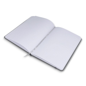 Cahier A5 PU avec pages quadrillées 61
