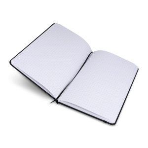 Cahier A5 PU avec pages quadrillées 21
