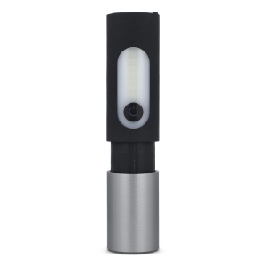 Lampe de poche LED rechargeable 10 W avec fonction zoom 300 lm 18