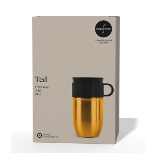 Mug isolé Sagaform Ted, 280ml, étanche et lavable au lave-vaisselle 12