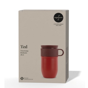 Mug isolé Sagaform Ted, 280ml, étanche et lavable au lave-vaisselle 14