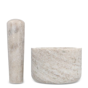 Sagaform Sten Travertine Mortier et Pilon 4