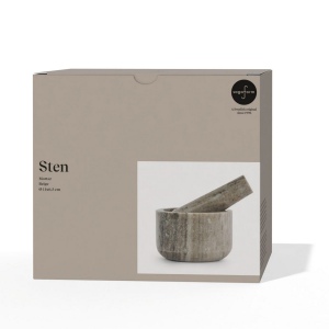 Sagaform Sten Travertine Mortier et Pilon 2
