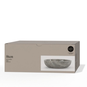 Sagaform Sten Bol en marbre travertin 2