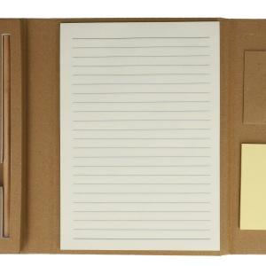 Set de papeterie en papier recyclé à trois volets 3