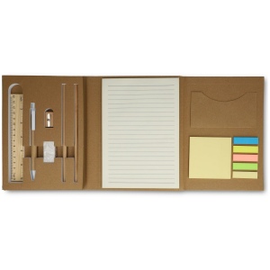 Set de papeterie en papier recyclé à trois volets 6