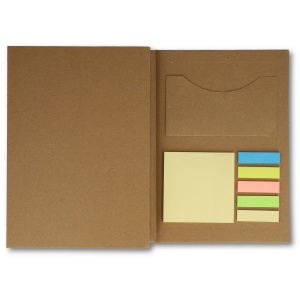 Set de papeterie en papier recyclé à trois volets 8
