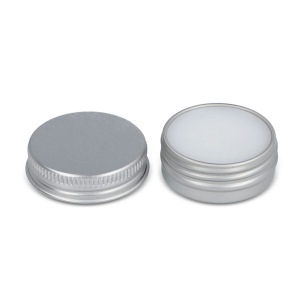 Baume à lèvre rond en boite en aluminium recyclé 5