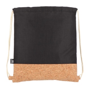 Sac à cordon R-PET &amp; liège 35 x 40cm 5