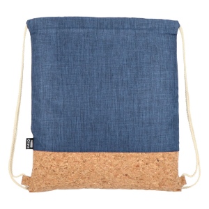 Sac à cordon R-PET &amp; liège 35 x 40cm 8