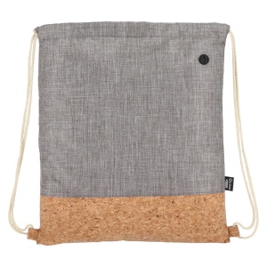 Sac à cordon R-PET &amp; liège 35 x 40cm 12