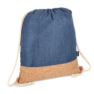 Sac à cordon R-PET &amp; liège 35 x 40cm 3
