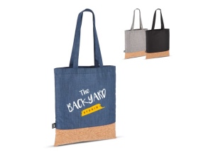 Sac de transport R-PET &amp; liège 35 x 40cm