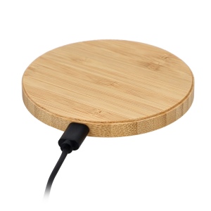 Pad de charge sans fil en bambou 15W 2