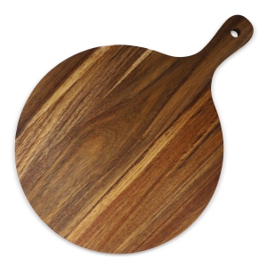 InSideOut Plat de service en bois rond, 31.5cm 3