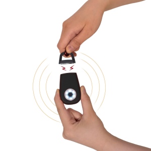 Alarme personnelle lampe à clé matériaux recyclés 3