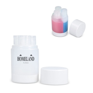 Trio de flacons de toilette de voyage