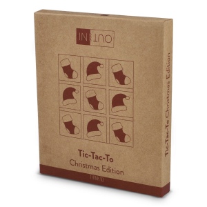 InSideOut Tic-tac-toe de Noël en bois 5