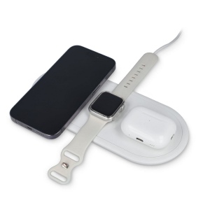 Chargeur sans fil rapide 3-en-1 15 W téléphones / Apple Watch / AirPod 2