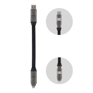 Câble multifonctionnel 4-en-1 Porte-clés 60 W 5
