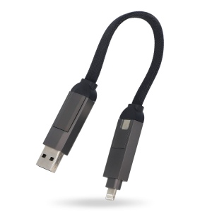 Câble multifonctionnel 4-en-1 Porte-clés 60 W 7