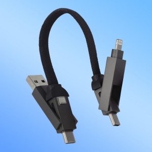 Câble multifonctionnel 4-en-1 Porte-clés 60 W 10