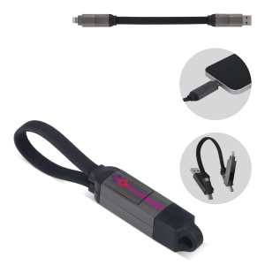 Câble multifonctionnel 4-en-1 Porte-clés 60 W