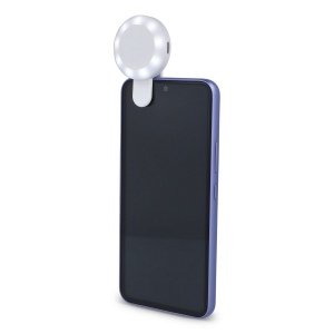 Lampe LED portable universelle pour selfie avec 3 niveaux de luminosité 3