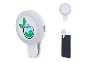 Lampe LED portable universelle pour selfie avec 3 niveaux de luminosité