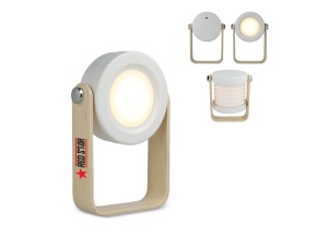 Lampe LED multifonctionnelle Coollux avec poignée en bambou