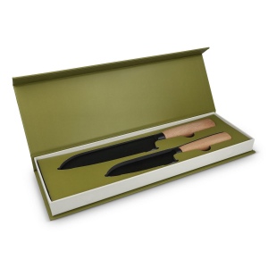 InSideOut Set de couteaux Santoku 2pc Ravn 6
