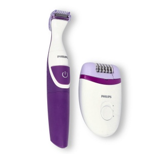 BRP505-Philips Satinelle épilateur compact filaire et tondeuse bikini sans fil 7